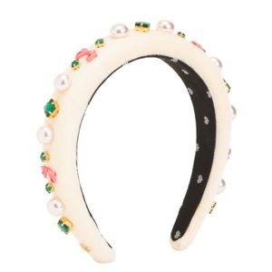 LELE SADOUGHI BOW AND PEARL ALICE HEADBAND